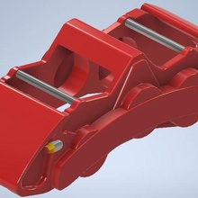 Brembo spor fren Kaliper araçlar oyuncak Sanat arabalar otomotiv frenleme sistemi 3d print model - Mito3D