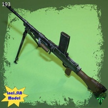 bren l4a4 escala 1 4 pistola rifle grg réplica armas Ametralladora 3d print model - Mito3D