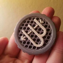 brent werder diseño del fabricante de la moneda herramienta La impresión en 3d las pruebas makercoin 3d print model - Mito3D