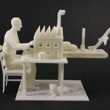 brett ryder Dritten industriellen revolution Kunst die industrielle Skulptur 3d-Kunst 3d print model - Mito3D