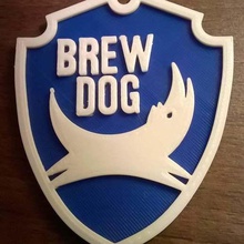 brewdog beer mat drinks coaster home kitchen dining scottish scotland can stand holder 3d print model - Mito3D