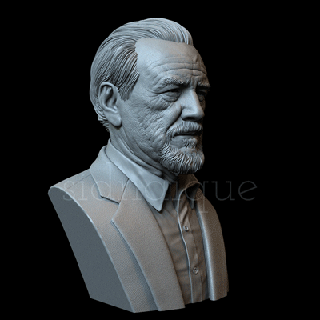 brian cox logan roy succession bust 3d printing likeness sculpt realistic portrait sidnaique 3d print model - Mito3D