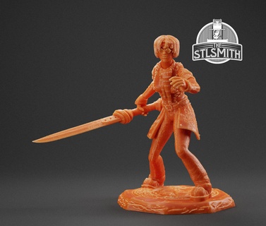 yaban gülü gül masal minyatür stl oyun tlc kayıp bölümler kahraman karakter düşman yaratık mini masaüstü şekil 32mm dosya model 3d print model - Mito3D