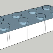 brick Spiel Stück bauen Erfindung original 3d 3d print model - Mito3D