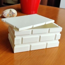 brick model box cube lid 3d print model - Mito3D