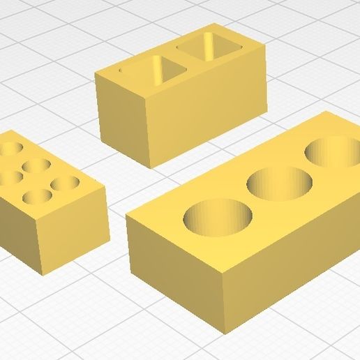 tijolo modelo la brincar arquitetura tugla 3D print model - Mito3D