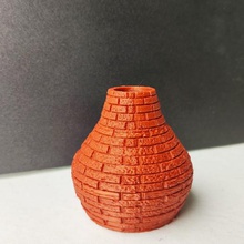 Ziegel-vase home vase Stein brick mittelalterliche Schornstein pot Blume 3d print model - Mito3D