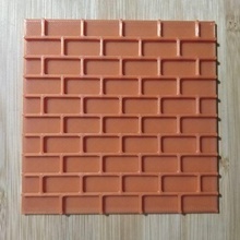 brique mur texturisant biscuits fondant argile biscuit coupeurs briques marqueur 3d print model - Mito3D
