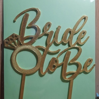 bride cake topper wedding 3d print model - Mito3D