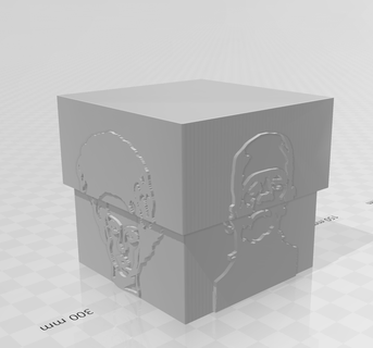 noiva Frankenstein caixa Horror joalheria universal monstros 3d print model - Mito3D