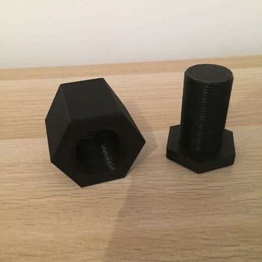 Braut Festziehen 3D print model - Mito3D