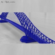 bridge architecture structure design construction 3d print model - Mito3D