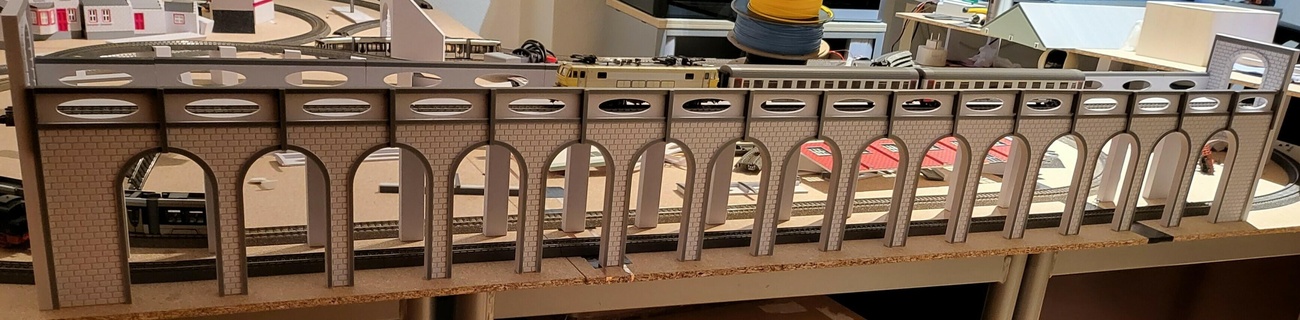 puente viaducto ho 1 87 3d print model - Mito3D