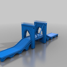 bridge ii architecture buildings structures bridges 3d print model - Mito3D