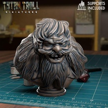 bridge keeper - pre-supported game dnd minature minis mini dungeons dragons 32mm tytantroll miniatures patreon fantasy 3d print model - Mito3D