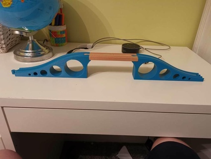 puente lidl brio ikea lillabo madera entrenar pistas juego pista juguete 3d print model - Mito3D