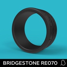 bridgestone re070 - 1 64 tire hotwheels car accesories semislick tyre hot wheels wheel vehicle printable 3d print sla dlp fdm 3d print model - Mito3D