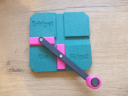 bridget fidget toy joy physics figdet spinner 3d print model - Mito3D