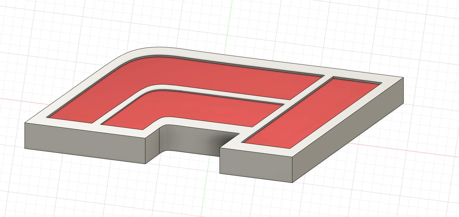 brilhante f1 logotipo formula1 iluminado 3D print model - Mito3D