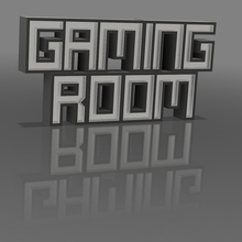 bright gaming room game gamingroom decoration jeuxvideo geek 3d print model - Mito3D