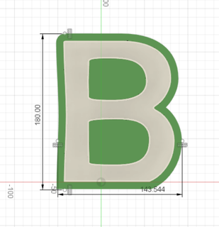 bright letter b deco mode lamp led decoration abc first name initial personalized diy 3d print model - Mito3D