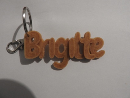 brigitte key ring door 3d print model - Mito3D
