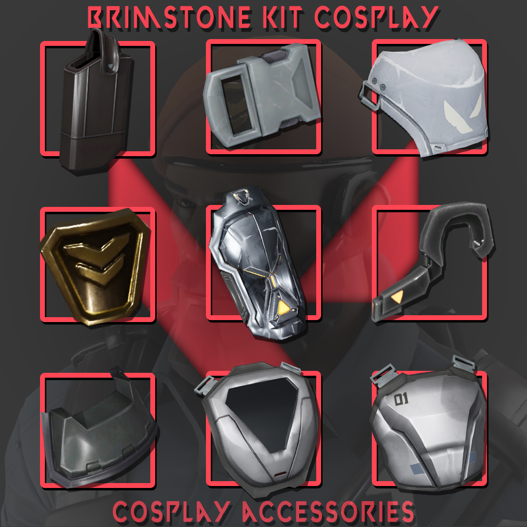 brimstone accessories valorant cosplay 3D print model - Mito3D