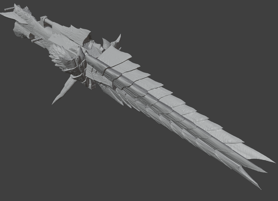 ağzına dolu ejder dağı sadık gök gürültüsü zinogre canavar avcı dünya sanat destek capcom fantezi oyun hayran stygian ağır eğilmek tabanca bowgun drake ağız 3d print model - Mito3D