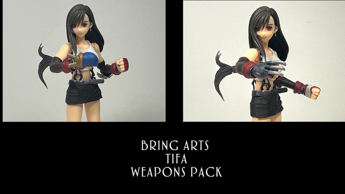 bring arts ffvii tifa weapons pack game accessory actionfigure 3d print model - Mito3D