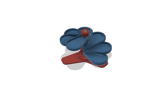 porta gioielleria orecchini anelli 3d print model - Mito3D