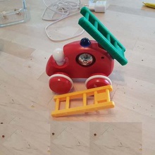 brio camión de bomberos la escalera juego juguete accesorios 3d print model - Mito3D