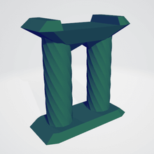 brio ikea pont de train jeu piste le grec l'époque romaine pilier 3d print model - Mito3D