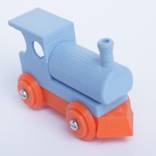 brio like steam engine upgrade assembled game compatible 3d print model - Mito3D