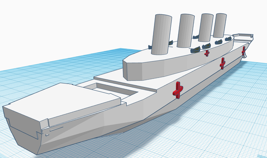 britannique art hmhs jouet navire cool 3d print model - Mito3D
