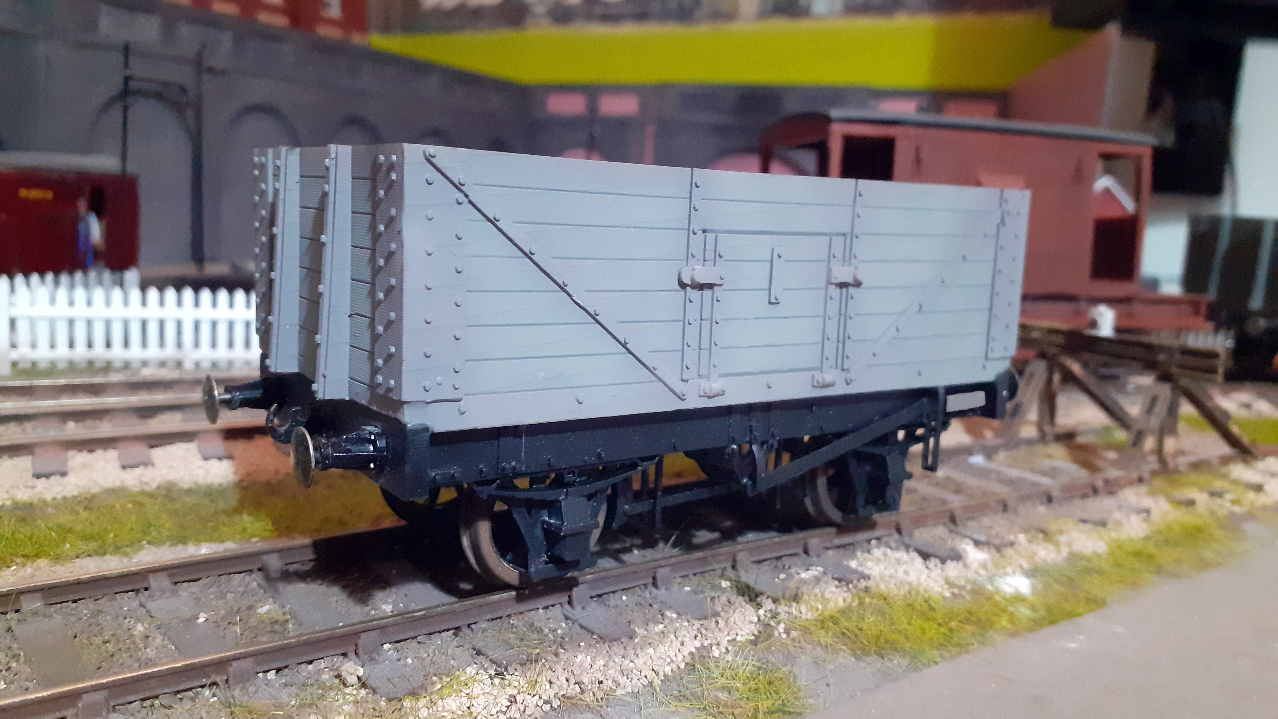 british 12 ton mineral wagon railway railroad model 3D print model - Mito3D