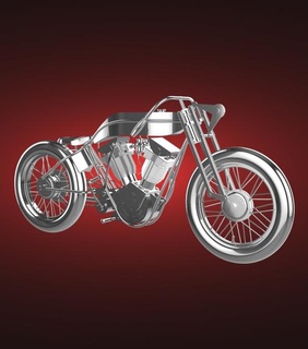 britisch Alten 1923 1000cc Motorrad Fahrrad Motor two wheeled Fahrzeug Biker Sport moto Geschwindigkeit Turbo Roadster Hubschrauber 3d print model - Mito3D
