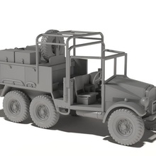 british artillery tractor cdsw 30-cwt 3d print model - Mito3D