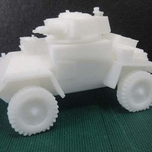 british guy armored car ww2 game gaming wargaming weapons vehicles 3d print model - Mito3D