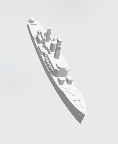 britisch schlanker klasse stapel 2 abgeschleppt array 1 2400 spiel seelöwe vorherrschaft modern marine wargaming 3d print model - Mito3D