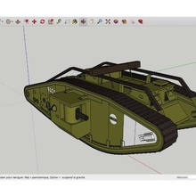 british mk vii heavy tank various 3d print model - Mito3D