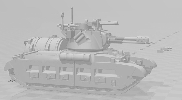 britisch laienhaft Ronson Flamme Panzer Spiel 3d print model - Mito3D