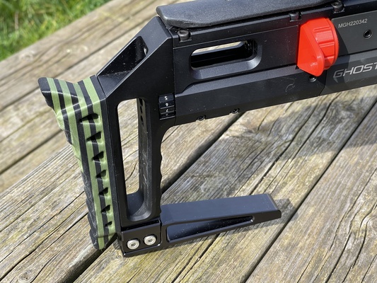 brk geist luftgewehr buttplate broke hintern teller butplate 3d print model - Mito3D