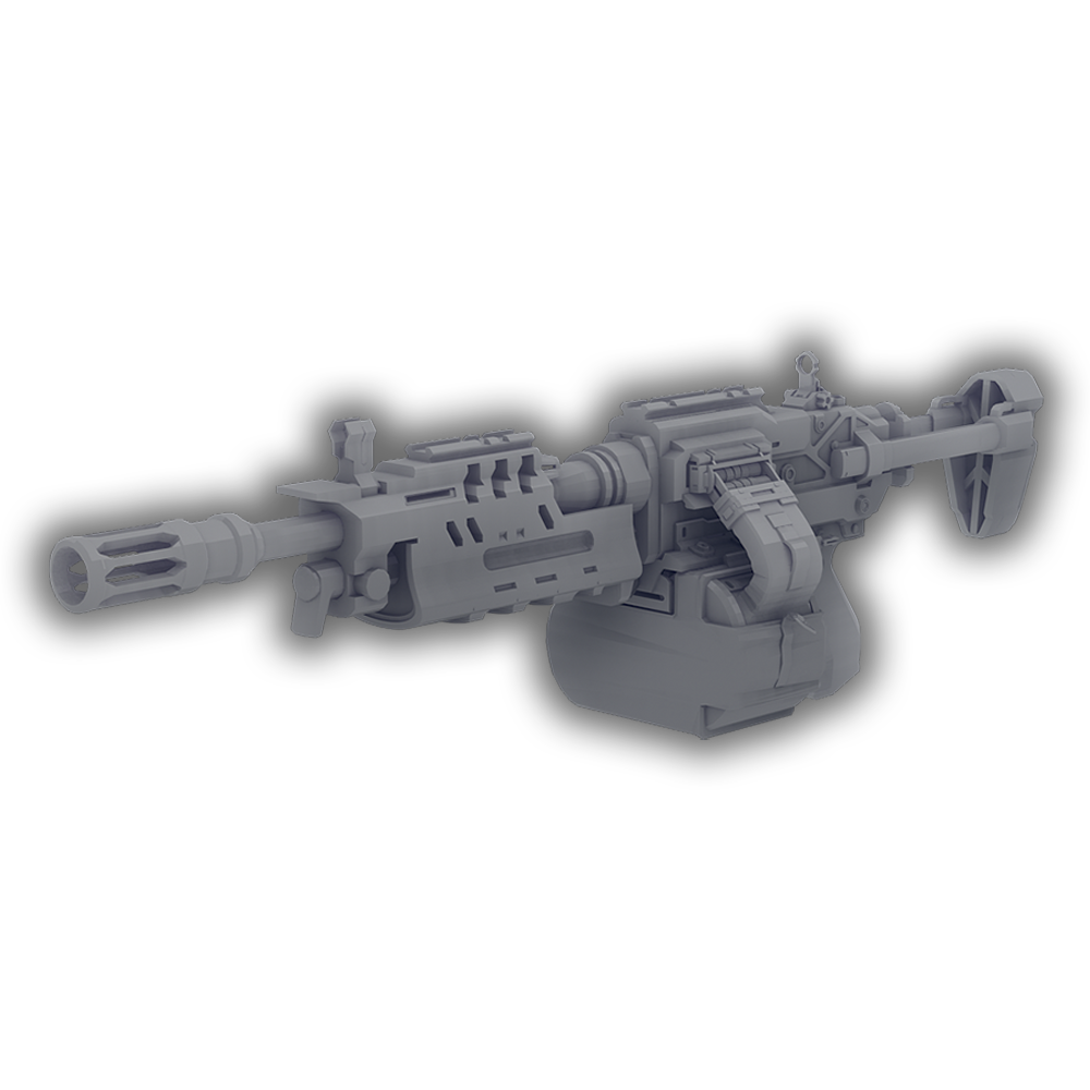 brm light machine gun Game guns callofduty call of duty rifle rifles assault 3D print model - Mito3D