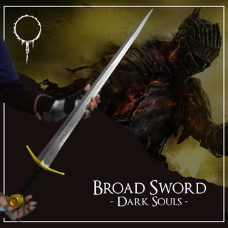broad sword - dark souls games elden ring medieval weapon fantasy 3d print model - Mito3D