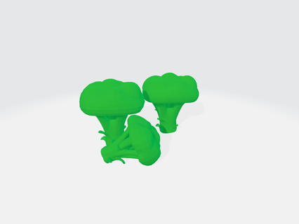 brócolis wegetables Comida saúde casa 3d print model - Mito3D