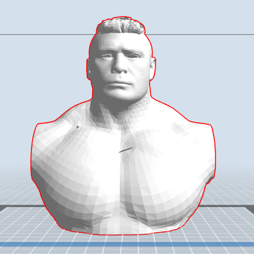 brocement lesnar wwe ufc 3D print model - Mito3D