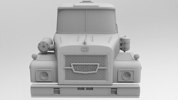 Brockway 758 1 32 échelle taxi semi camion vieux stl 3dprint 3d print model - Mito3D