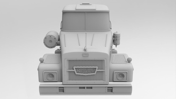 Brockway 760 1 32 échelle taxi semi camion vieux stl 3dprint 3d print model - Mito3D