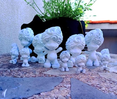 brócolis brinquedo brinquedos boneca crianças jardim decoração legumes bonecos fofa 3d print model - Mito3D