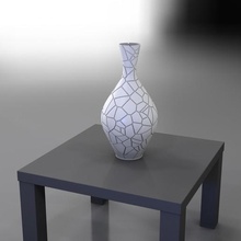gebrochen - vase-Serie home vase topfpflanzentyp Blumentopf design Dekoration houseware Haus Raum Kunst modern Skulptur pflanze Innenraum Möbel 3d print model - Mito3D
